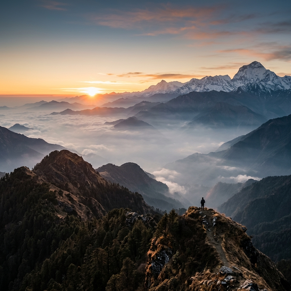 Serene Mountain Range